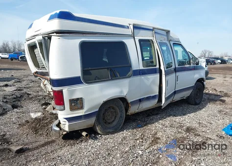 1996 Ford Econoline E150 Van z USA, uszkodzony, nr VIN 1FDEE14N3THA75568